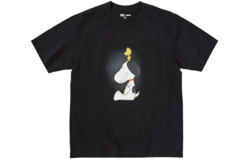 UNIQLO x Peanuts T Shirt Unisex Black