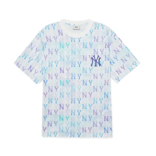 MLB T Shirts Unisex Multicolor Crew Neck Moderate Straight Fit