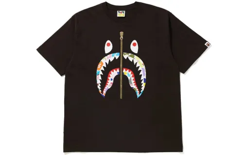 Bape Multi Camo Shark Relaxed Tee