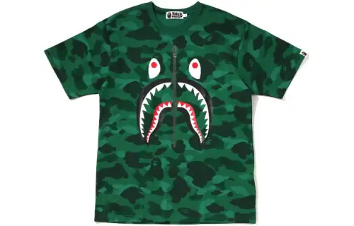 Bape Color Camo Shark Tee