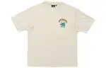 New Balance T Shirts Unisex Ecru Crew Neck Moderate Straight Fit