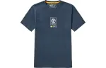 Timberland T Shirts Men's Blue Crew Neck Moderate Straight Fit