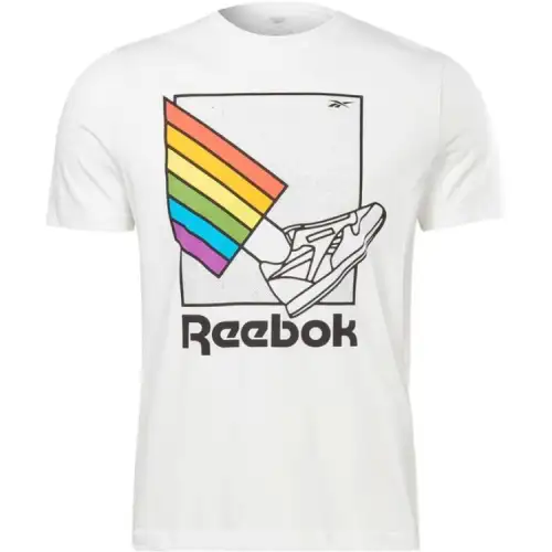 Reebok Set in Sleeve T Shirt Unisex White