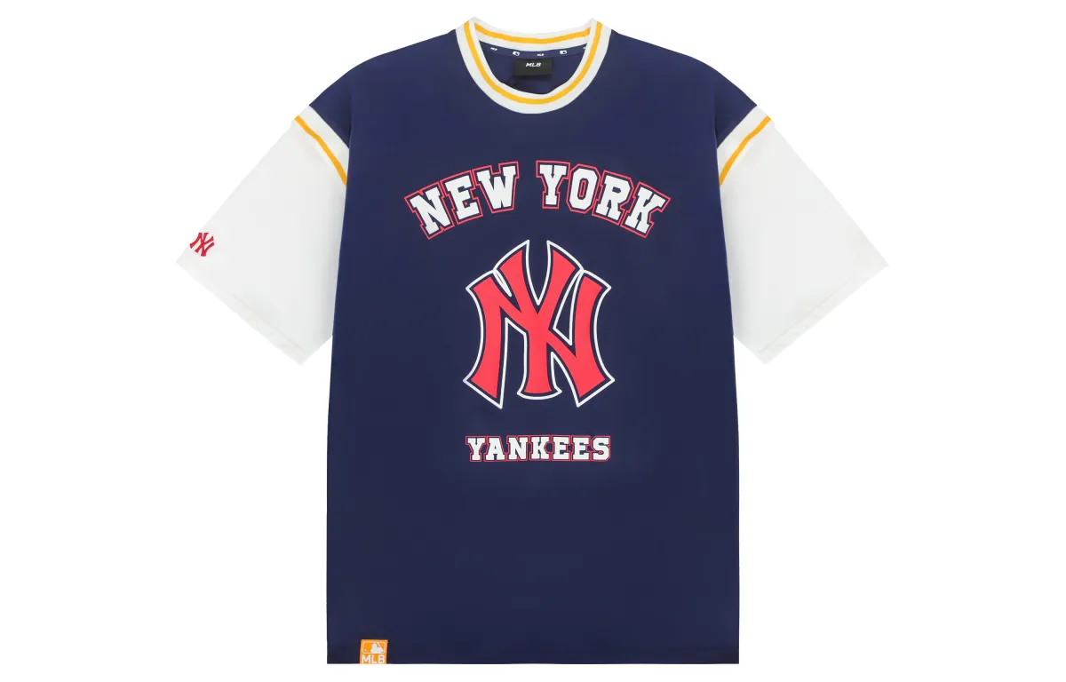 MLB T Shirt Unisex Light Navy Blue