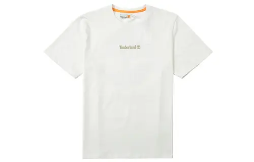 Timberland T Shirts Unisex Ivory White Crew Neck Moderate Other