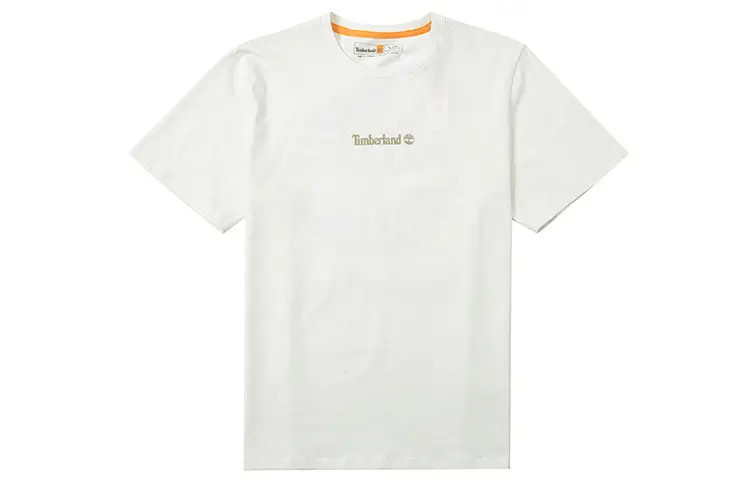 Timberland T Shirts Unisex Ivory White Crew Neck Moderate Other