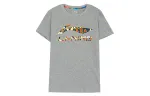 Li Ning T Shirts Men's Gray Crew Neck Moderate Straight Fit