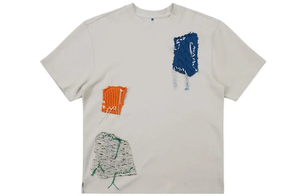 ADER ERROR T Shirts Unisex Ivory White Crew Neck Moderate Straight Fit