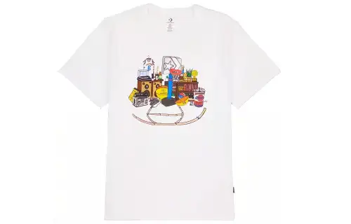 Converse SS23 T Shirt Men's White
