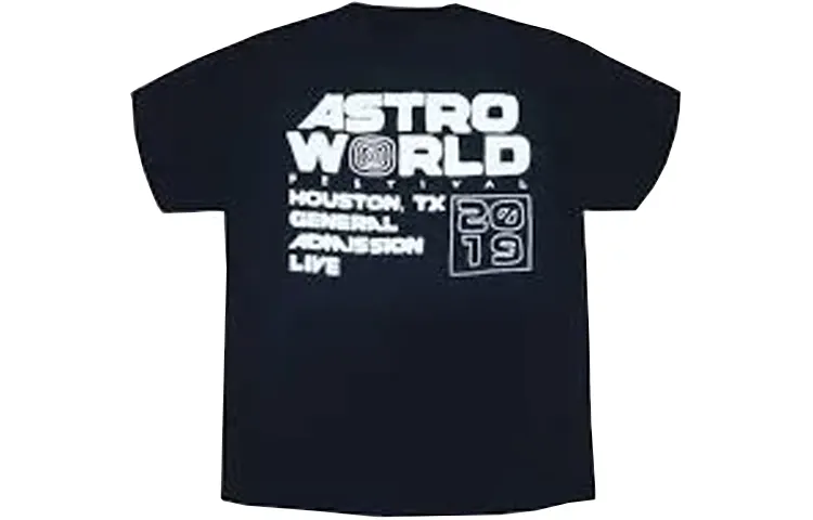 Travis Scott Astrofest 2019 Staff Embossed Tee