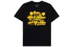 Jordan T Shirts Men's Black Crew Neck Moderate Straight Fit