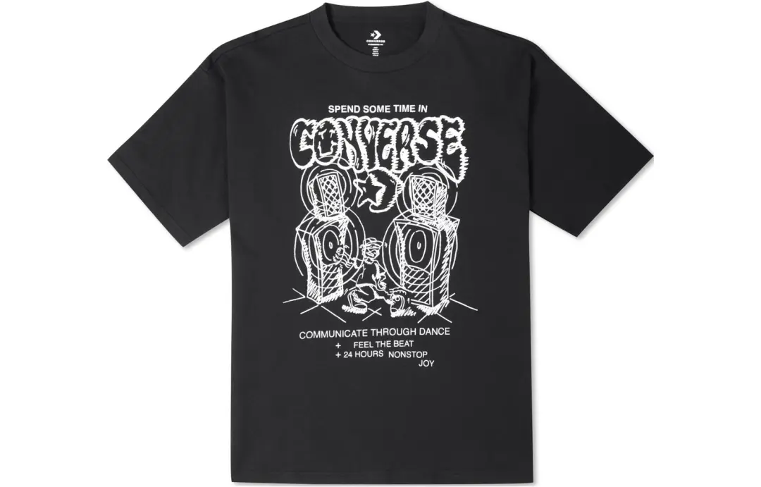Converse DanceFlyer T Shirt Men's Black