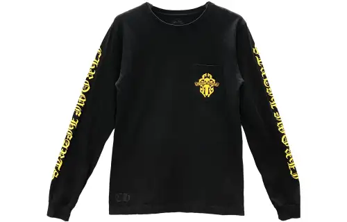 Chrome Hearts Yellow Long Sleeved T shirt