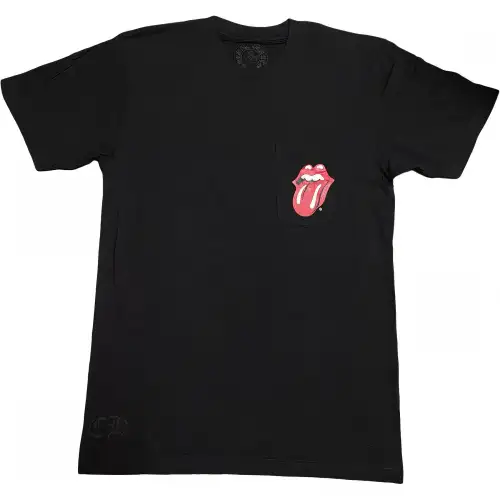 Chrome Hearts Unisex Rolling Stones T-Shirt Black
