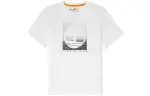 Timberland Drop Shoulder Sleeve T Shirt Men's White