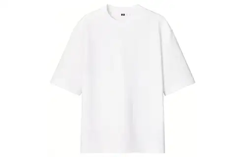 UNIQLO U Collection T Shirts Unisex Crew Neck Moderate Straight Fit