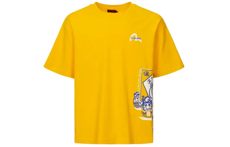 EVISU T Shirts Men's Crew Neck Moderate Straight Fit