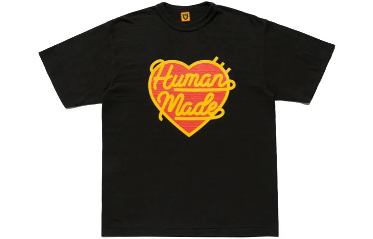 HUMAN MADE T Shirts Unisex Crew Neck Moderate Straight Fit
