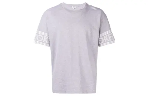 KENZO T Shirts Men's Gray Crew Neck Moderate Straight Fit