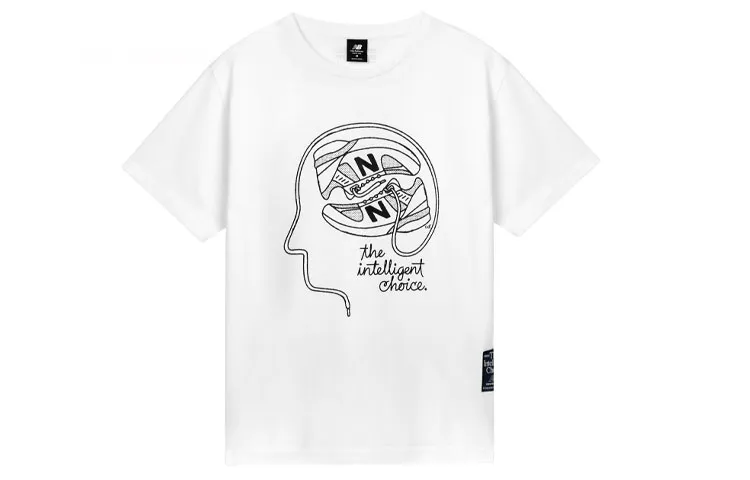New Balance T Shirt Unisex White