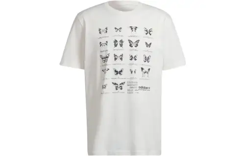 Adidas Originals Adventure C Butterfly T Shirt Men's White