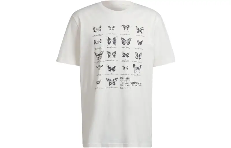 Adidas Originals Adventure C Butterfly T Shirt Men's White