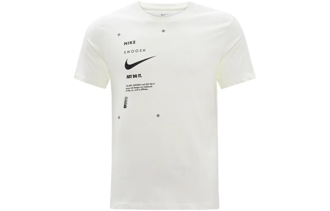 Nike Sportswear Club T Shirts Men's Crew Neck Moderate Straight Fit