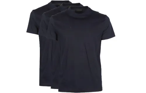 PRADA SS21 T Shirt Men's 3 Pack Dark Blue