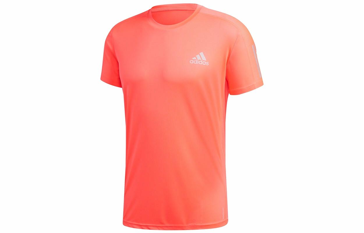 Мужская футболка adidas Own the Run Tee T (темно-розовая) — фото 1