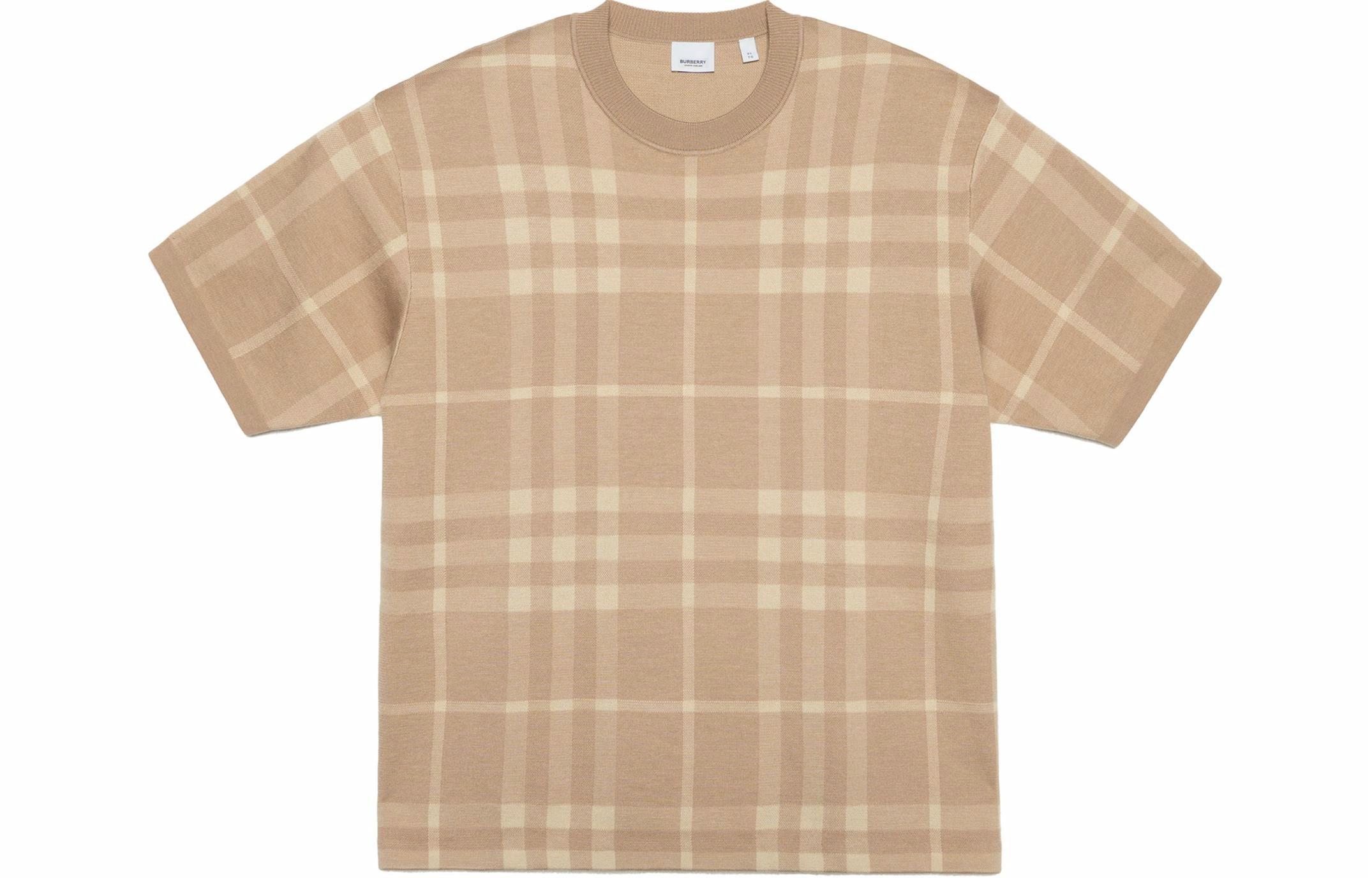 Мужская футболка Burberry (бежевая)