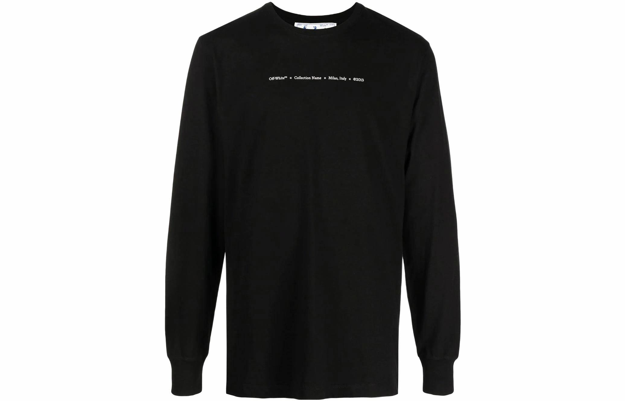 Мужской лонгслив OFF-WHITE (черный)