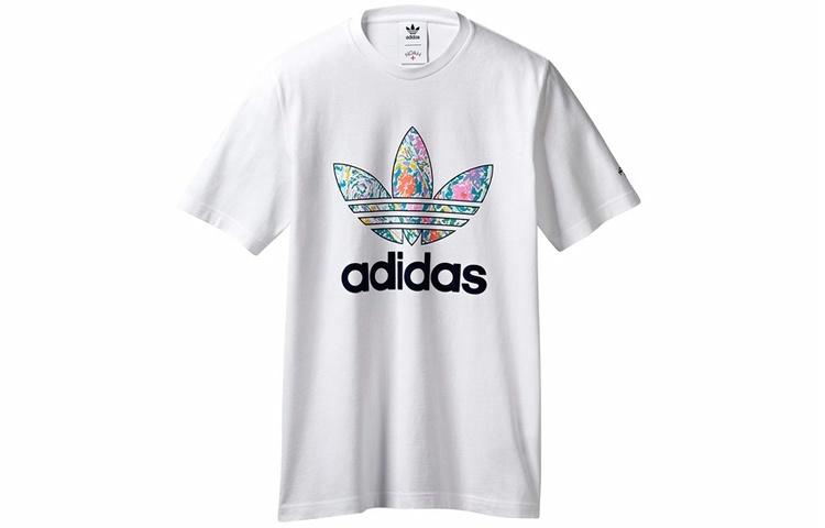 Футболка NOAH × adidas originals ss21 logot (белая)