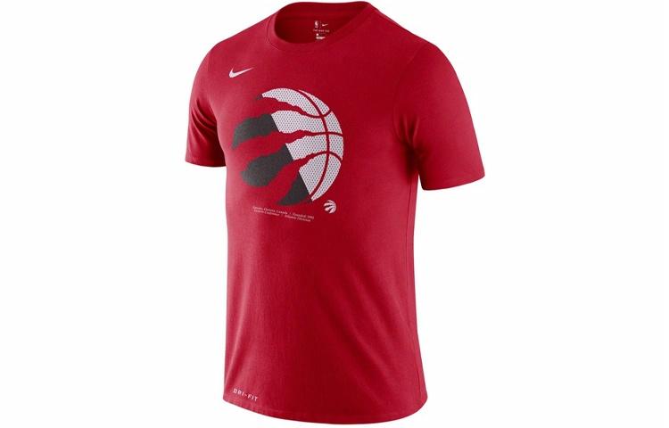 Мужская футболка Nike NBA Торонто Рэпторс Dri-Fit (красная) — фото 1