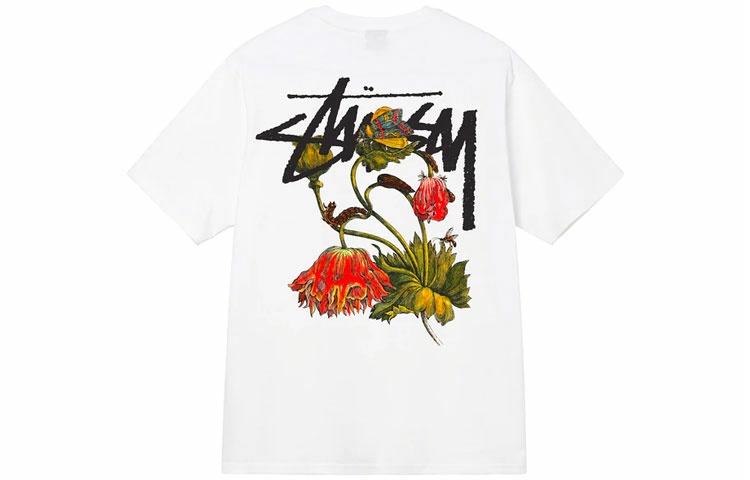 Мужская футболка Stussy SS22 Camellia (черная)