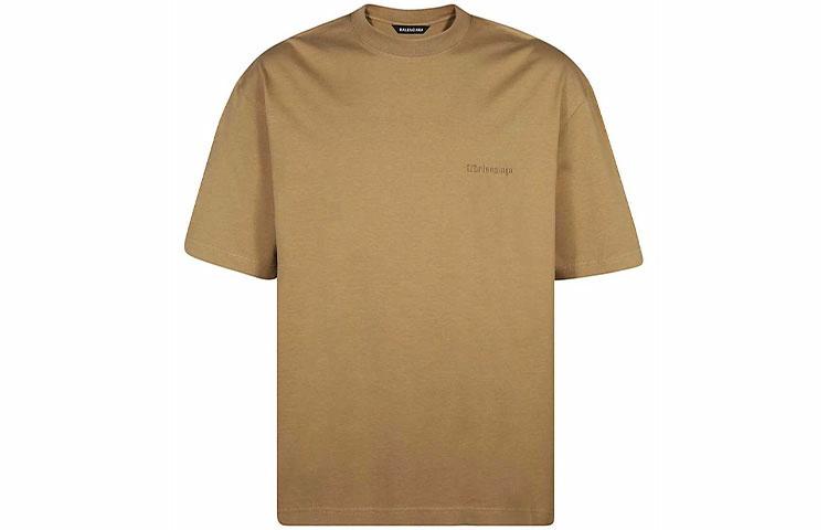 Мужская футболка Balenciaga (бежевая)