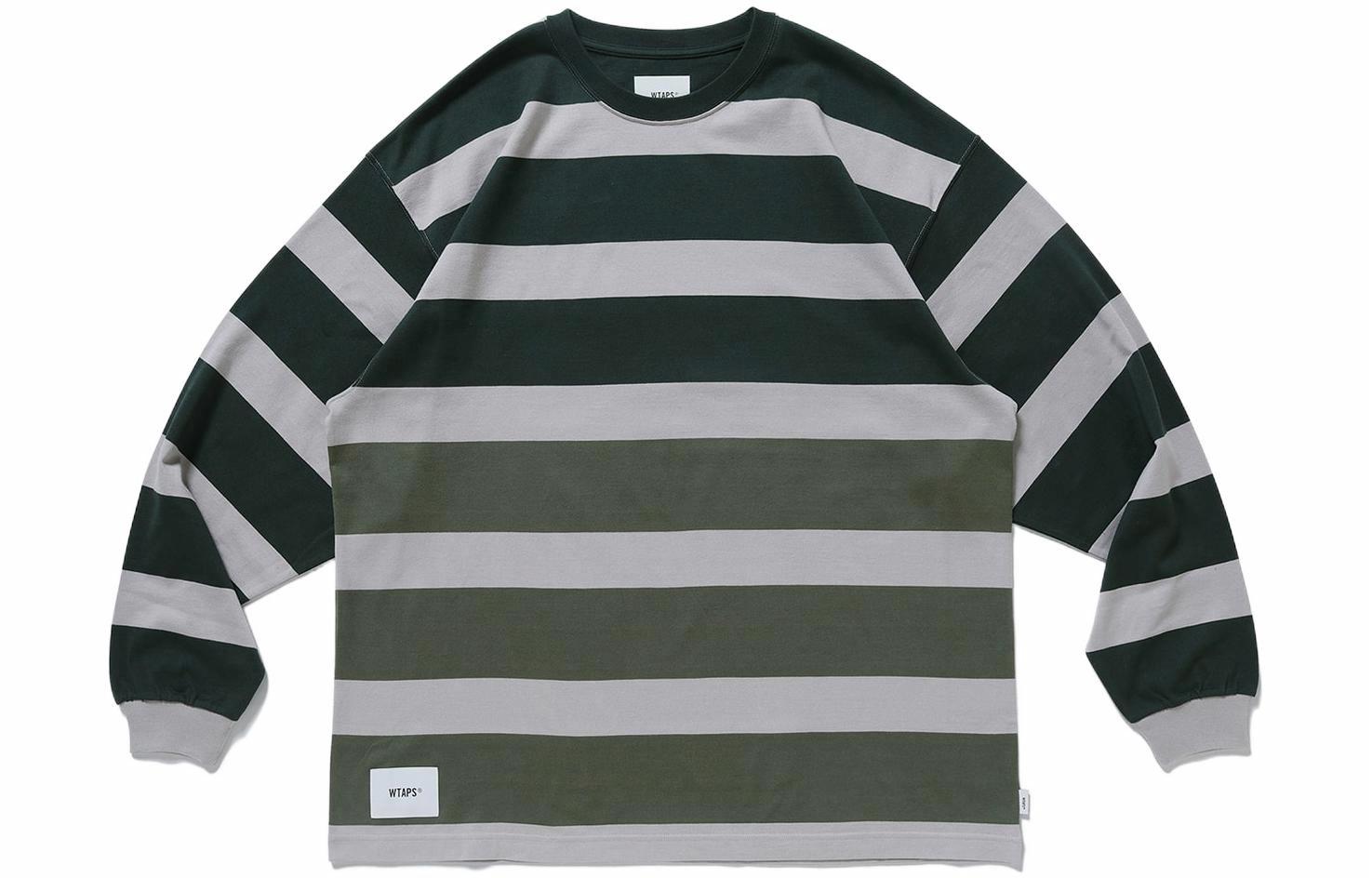 Мужская футболка WTAPS 221ATDT-CSM28 (в полоску)