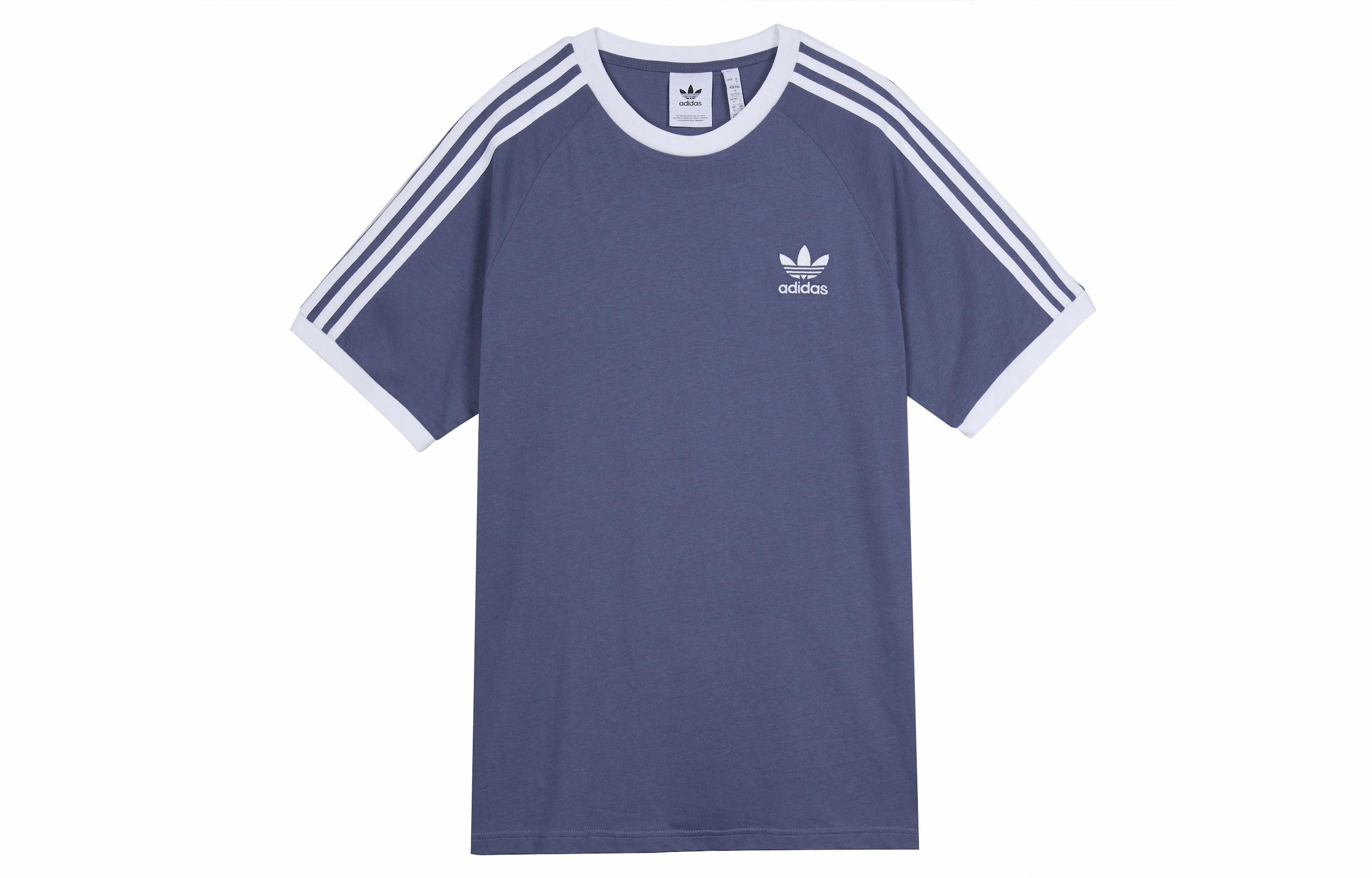 Мужская футболка adidas originals (синяя) — фото 1