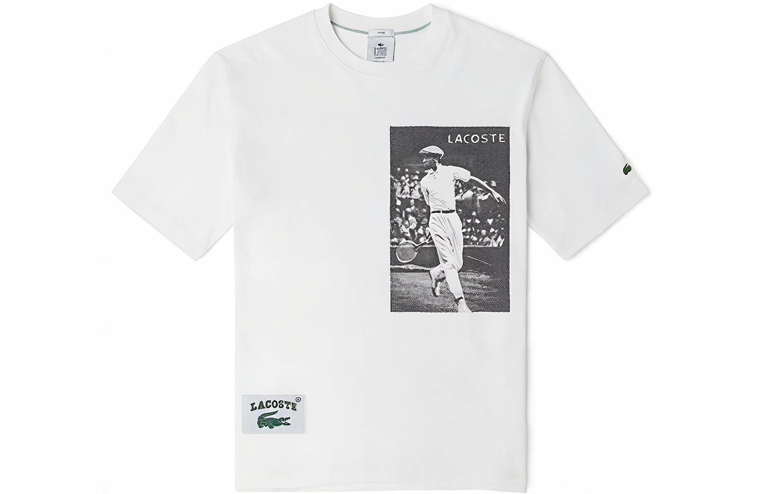 Мужская футболка LACOSTE SS22 (белая)
