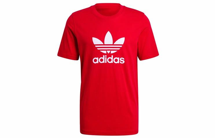 Мужская футболка adidas originals (красная) — фото 1