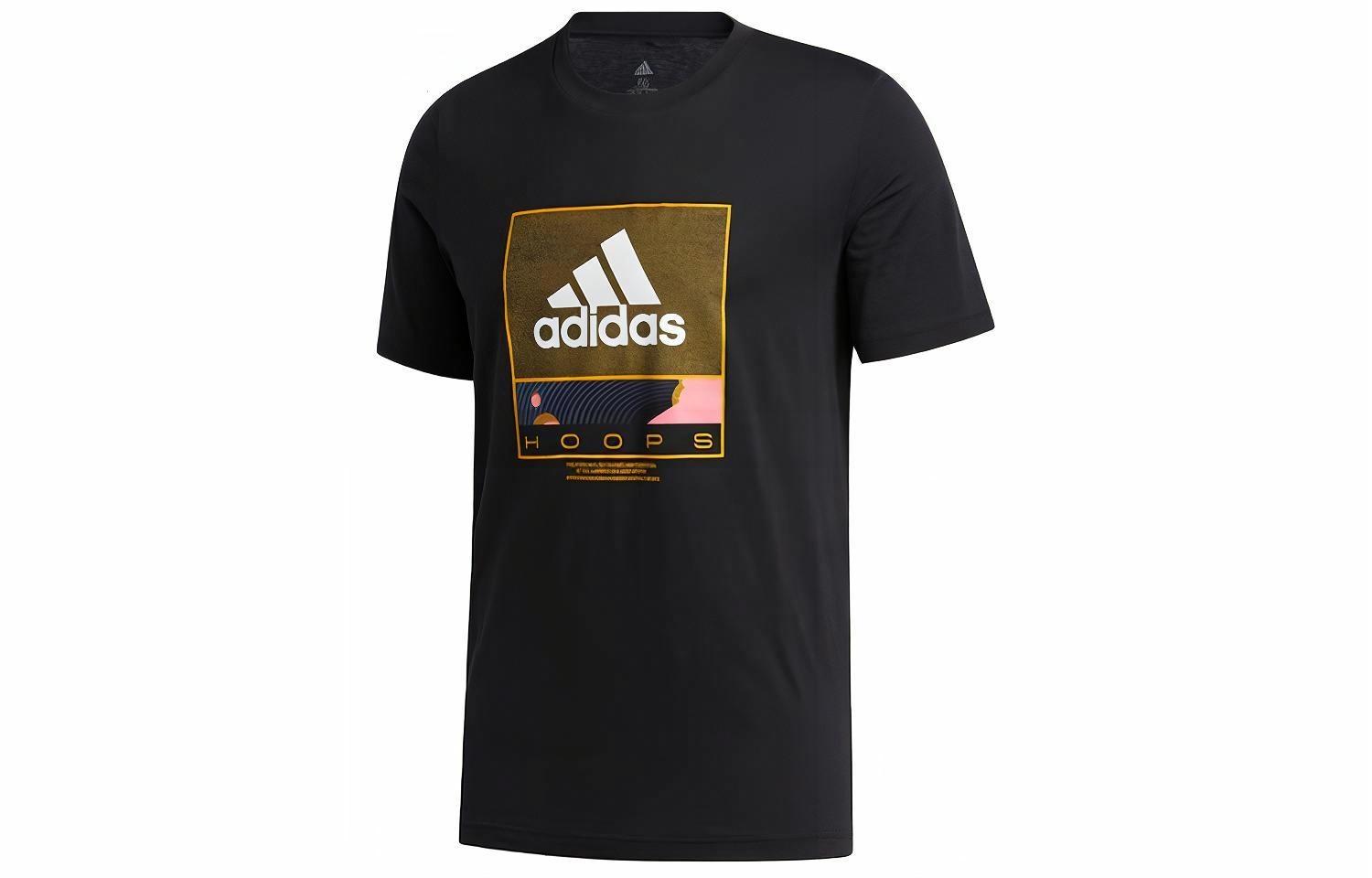 Мужская футболка adidas Basketball Tee (черная)