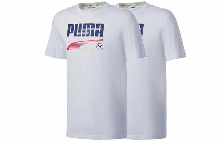 Мужская футболка PUMA (белая) — фото 4