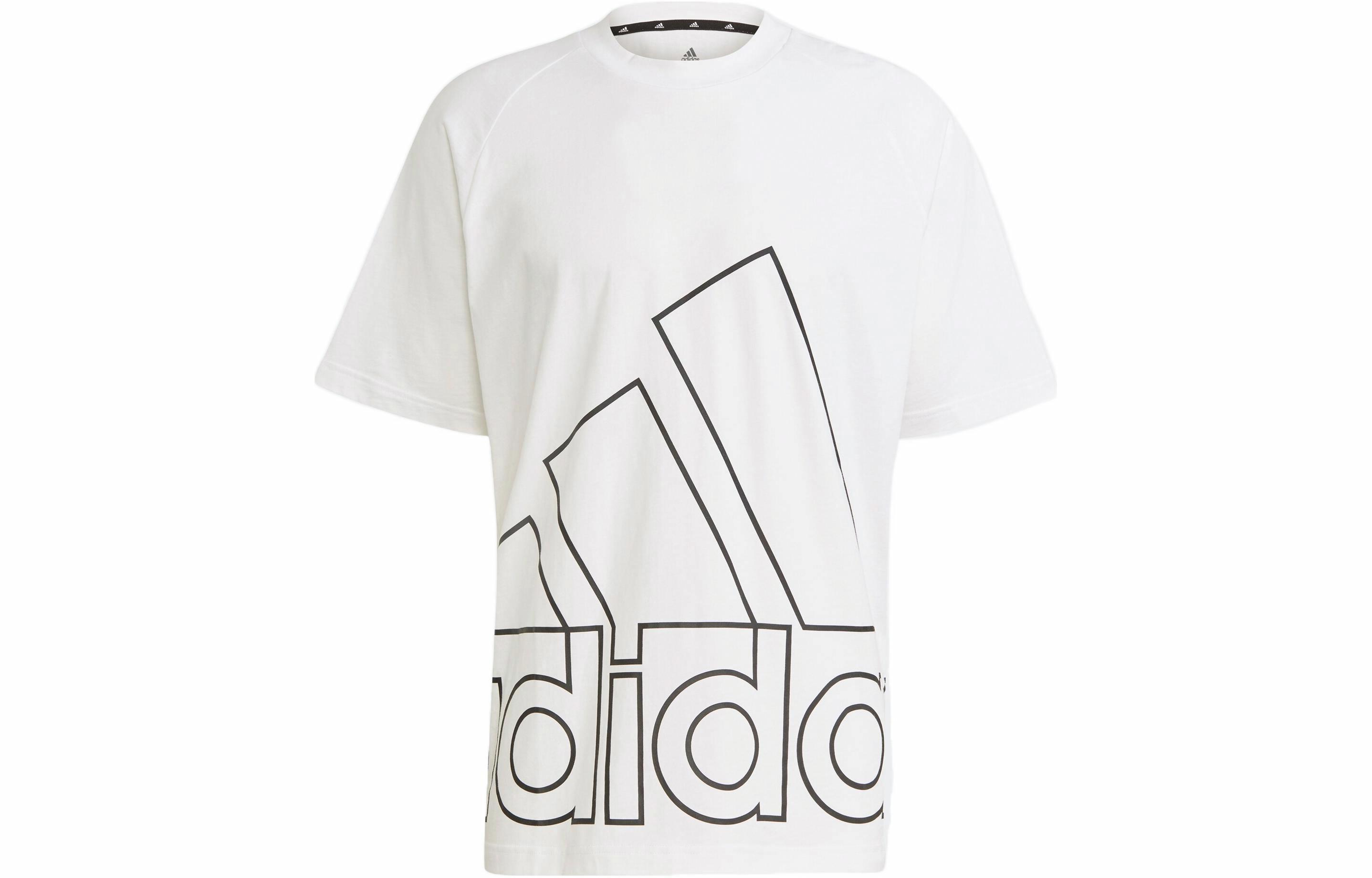 Мужская футболка adidas U Big Logo T (белый) — фото 1