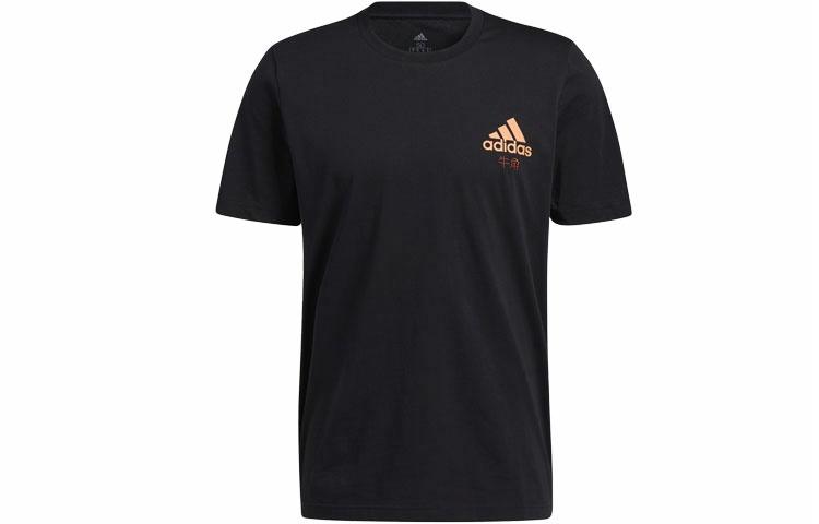Мужская футболка adidas Horns Tee (черная) — фото 1