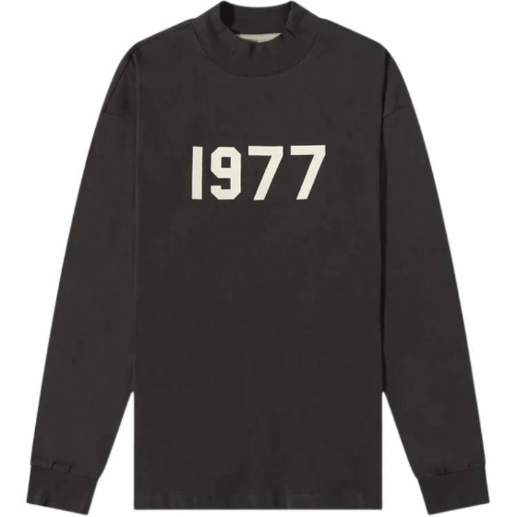 Мужской лонгслив Fear of God Essentials 1977 SS22 (черный)