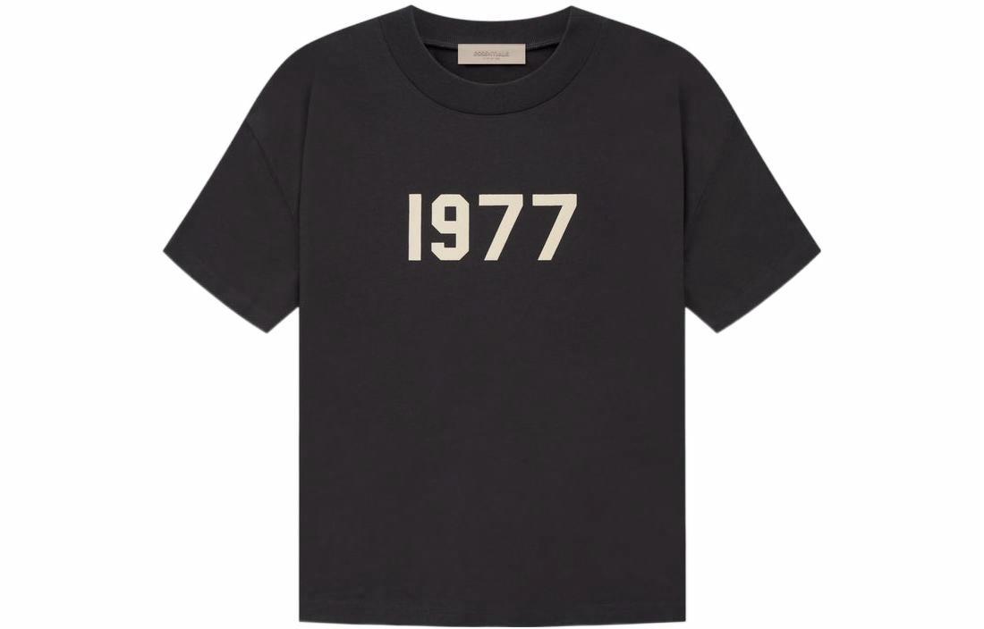 Мужская футболка Fear of God Essentials 1977 (черная)