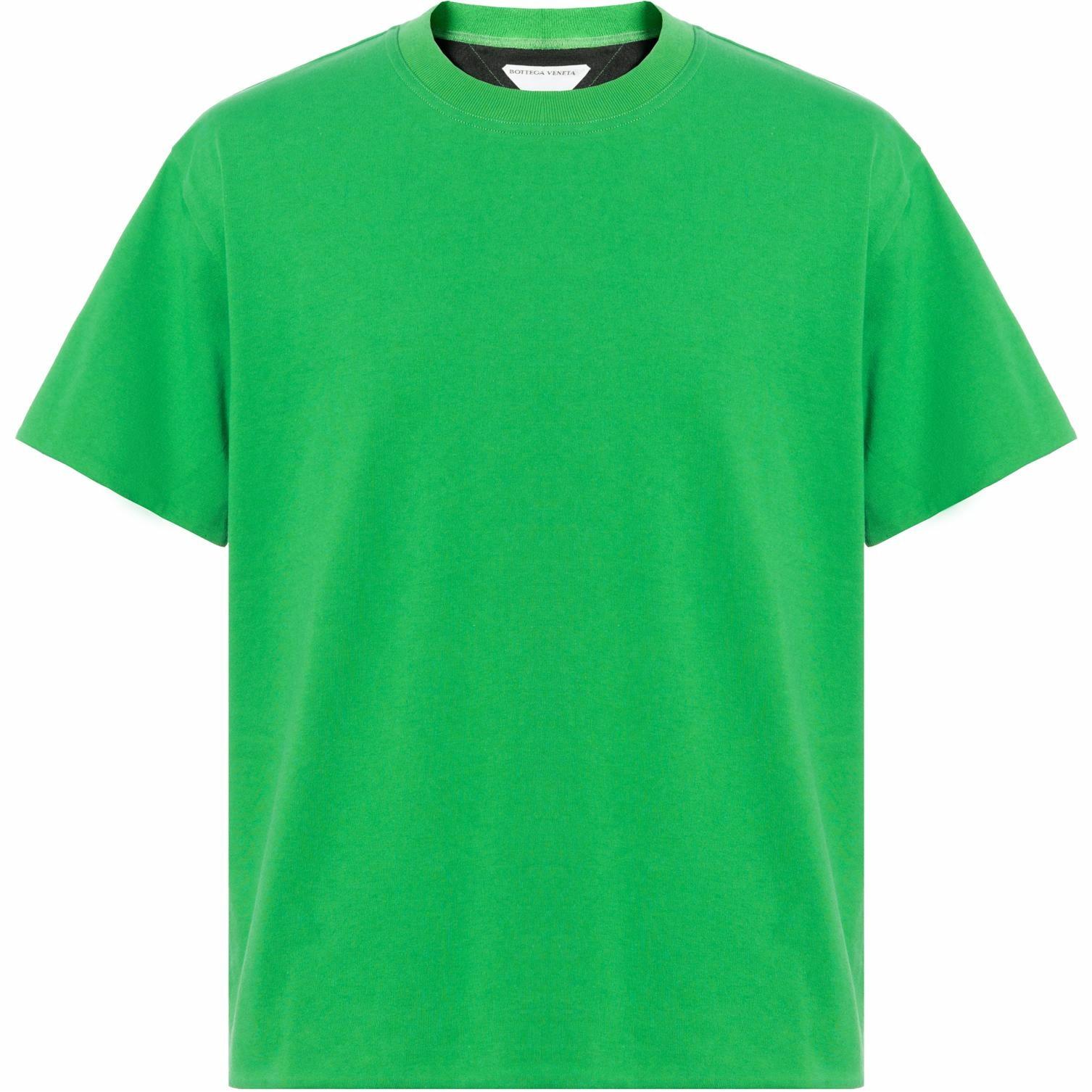 Мужская футболка Bottega Bottega Veneta T (попугайно-зеленый)