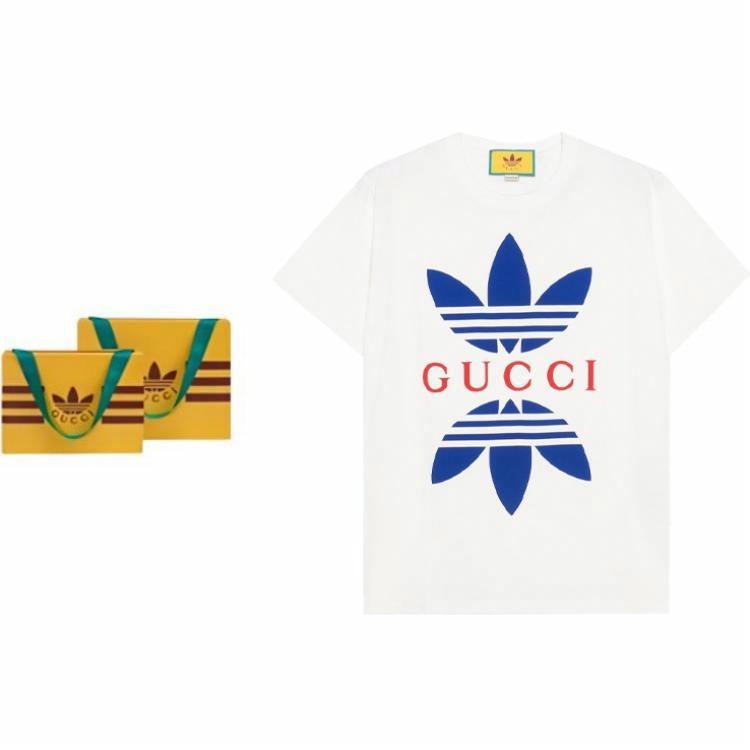 Мужская футболка Gucci (белая) — фото 8