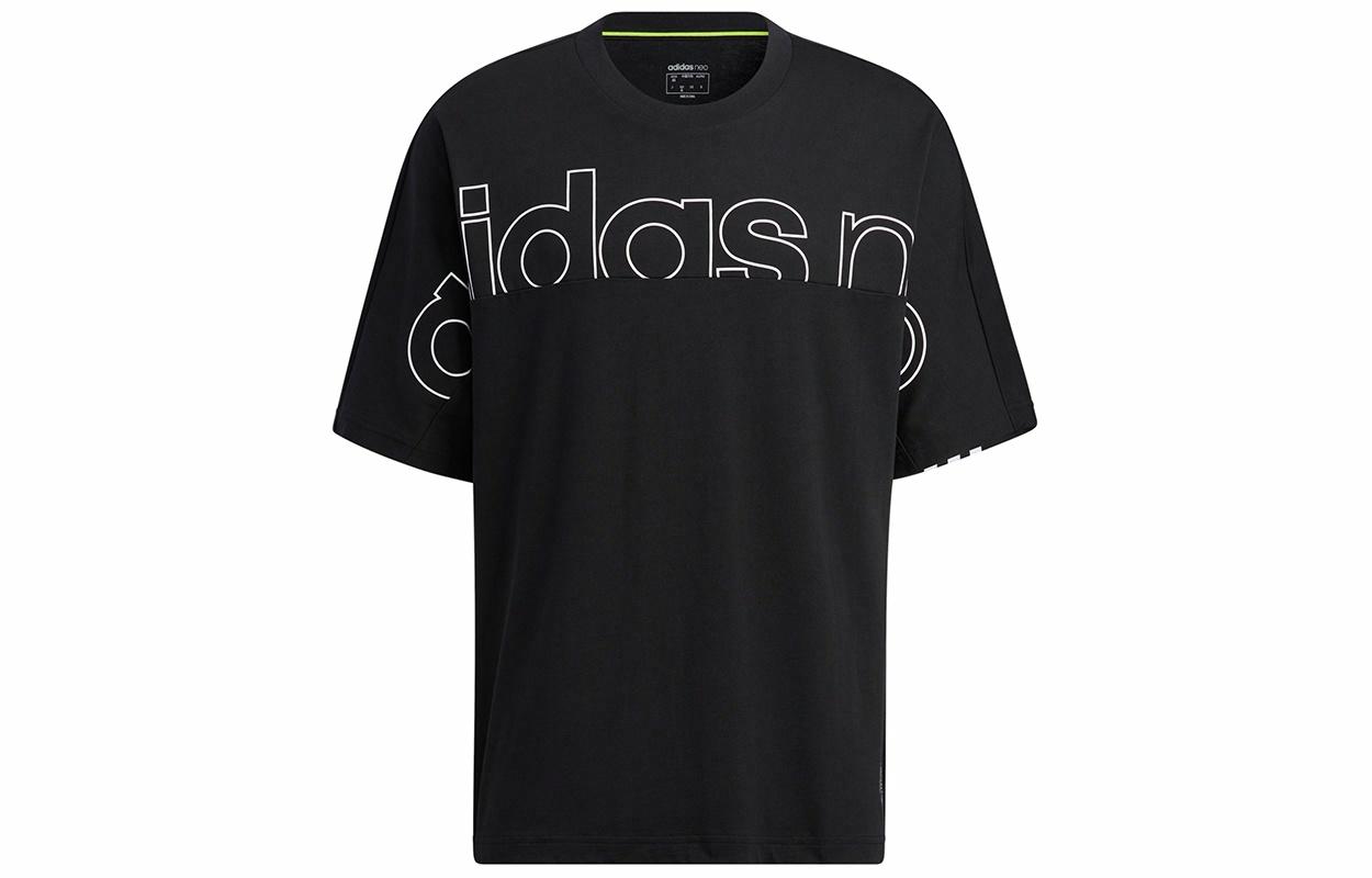 Мужская футболка adidas neo M Brlv Tee2 (черная) — фото 1