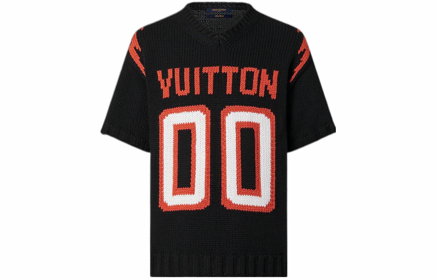 Мужская футболка Louis Vuitton SS22 (черная)