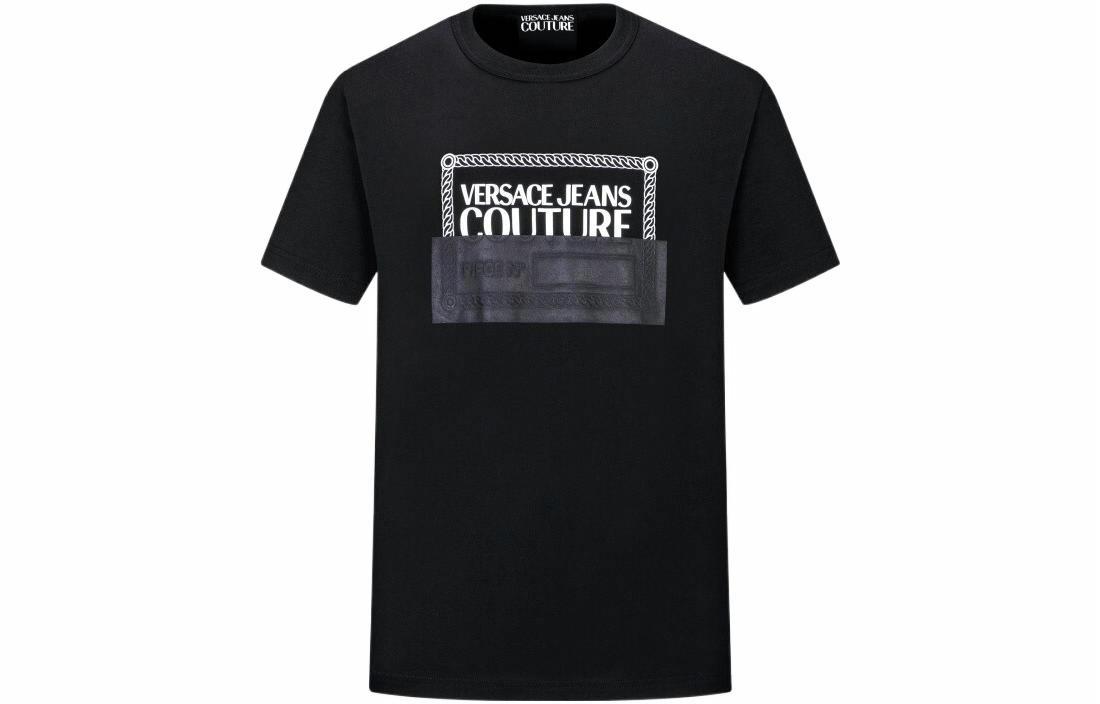 Мужская футболка Versace Jeans Couture SS22 (черная)